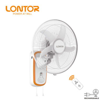 Lontor CTL- CF015R 16 inches Rechargeable Wall Fan With Remote