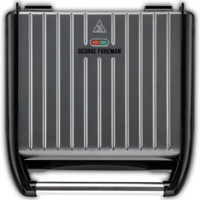 George Foreman Large Electric Steel Grill  25051