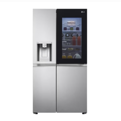 LG Side by Side Refrigerator 674L | Inverter Linear Compressor | InstaView Door-in-Door  GC-X257CSES