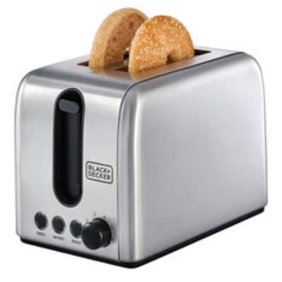 Black & Decker 2Slice Toaster Stainless Steel  ET244-B5