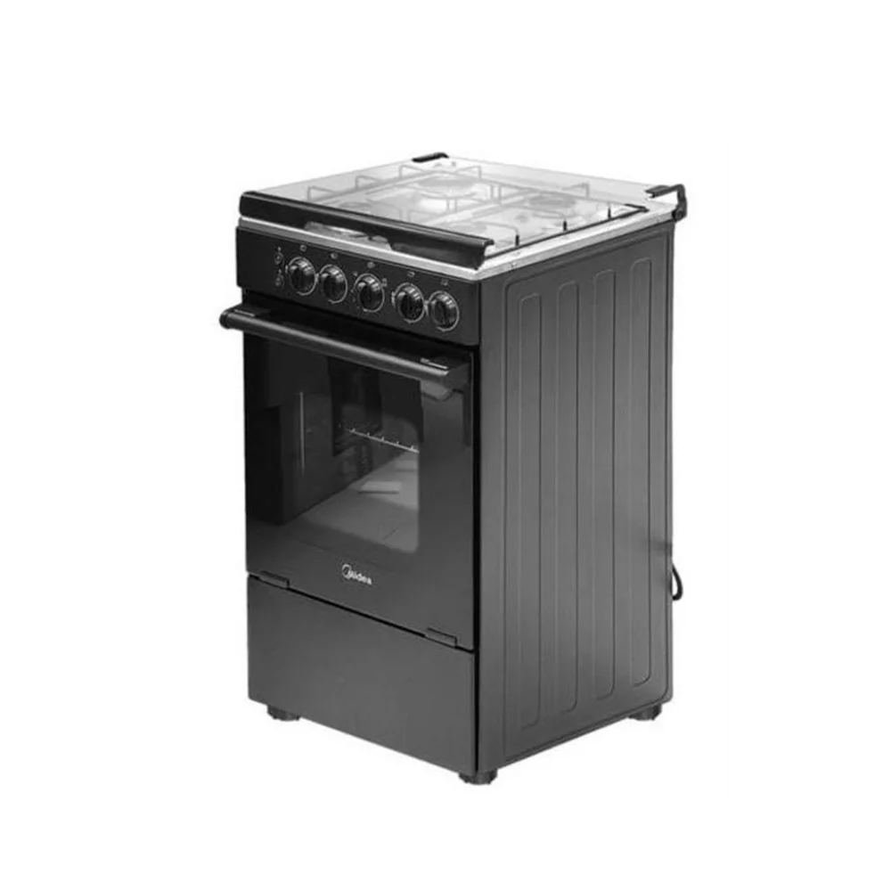 Midea 4 Burner Gas Cooker with Oven 5055-4G057-B 50X55CM BLACK - Image 3