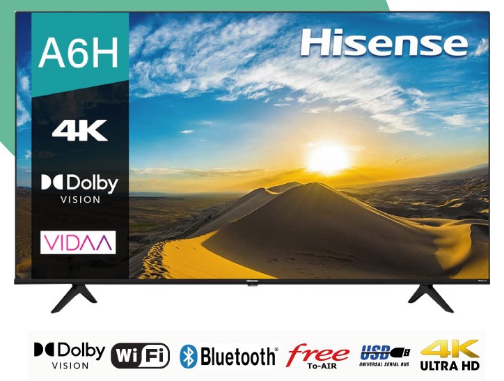 Hisense 70″ 4K Smart UHD LED TV 70A6H - Image 2